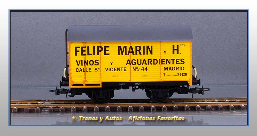 Vagones foudre Serie FFM y PK "Felipe Marín "-"Pedro Masana" - Norte/Renfe