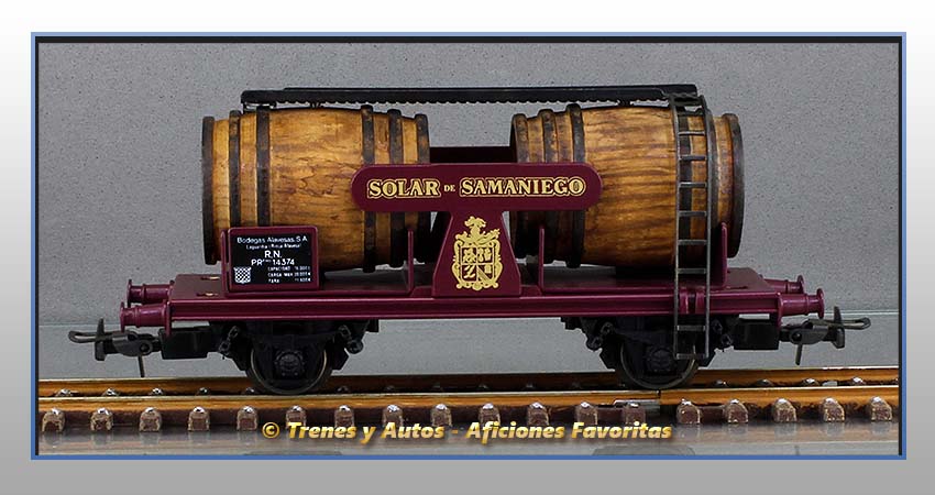 Vagón cuba Tipo PR "Solar de Samaniego" - Renfe
