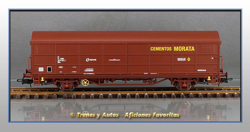 Vagón cerrado Tipo Hbis "Cementos Morata" - Renfe