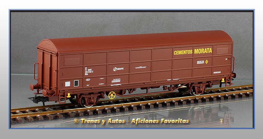 Vagón cerrado Tipo Hbis "Cementos Morata" - Renfe