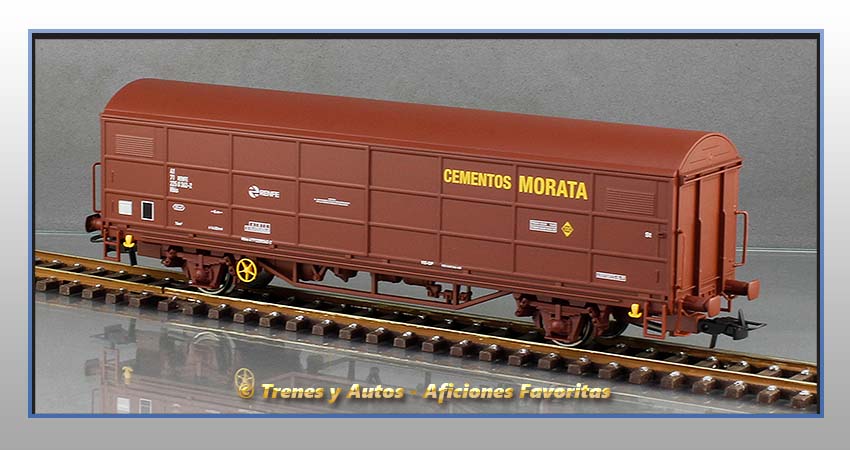 Vagón cerrado Tipo Hbis "Cementos Morata" - Renfe