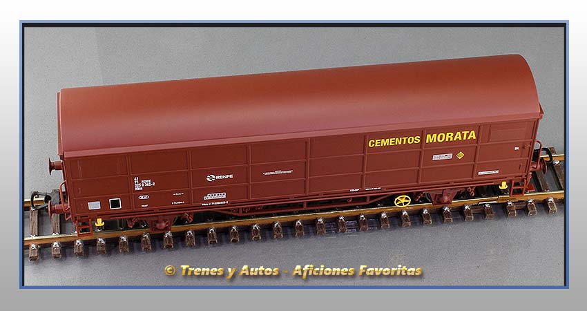 Vagón cerrado Tipo Hbis "Cementos Morata" - Renfe
