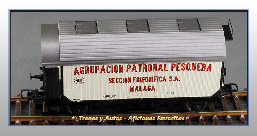 Vagón frigorífico "Agrupación Patronal Pesquera Málaga" - Andaluces