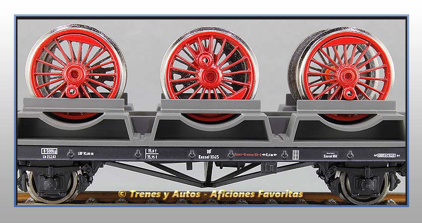 Vagón plataforma Tipo Lb Carga de ruedas - DB