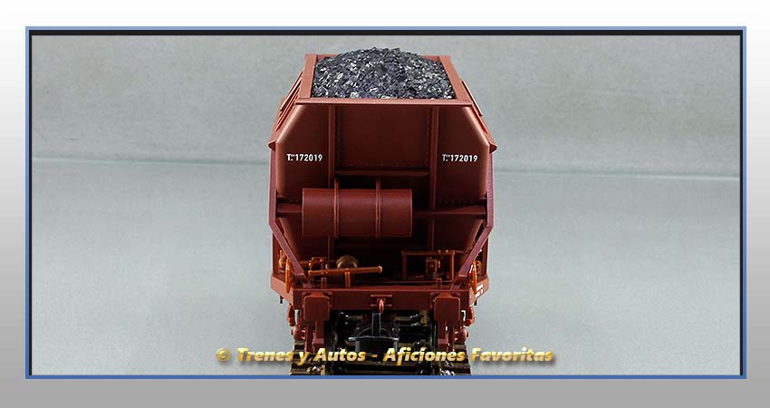 Vagón tolva carbón Tipo T Serie Foos - Renfe