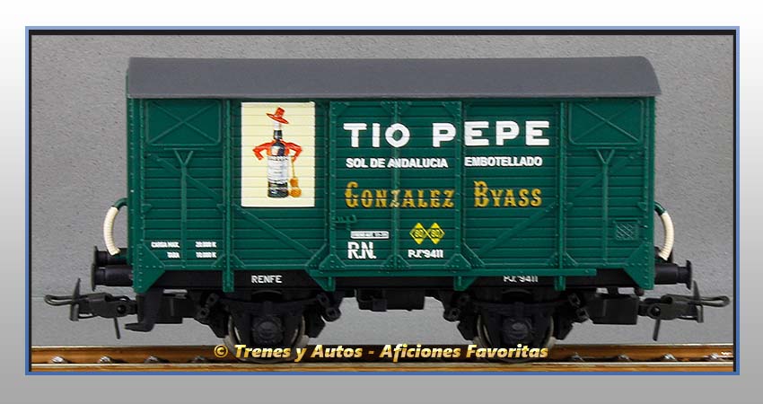 Vagón cerrado unificado Tipo J "Tío Pepe" - Renfe