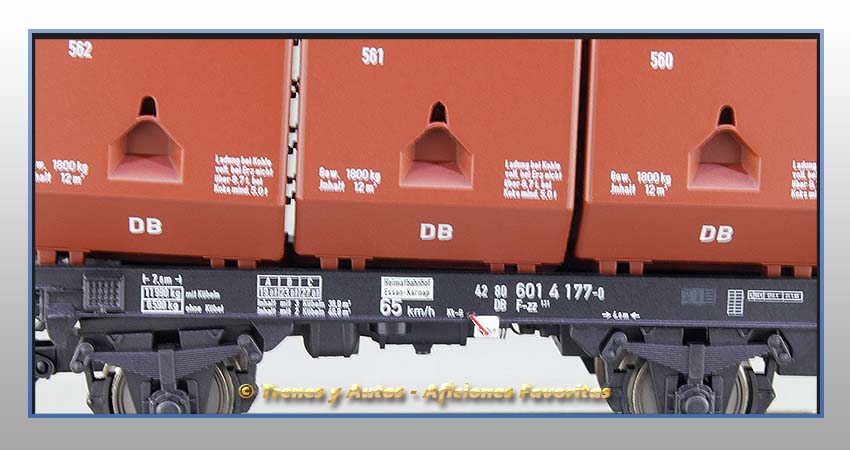 Vagones volquetes transporte carbón Tipo Fzz - DB