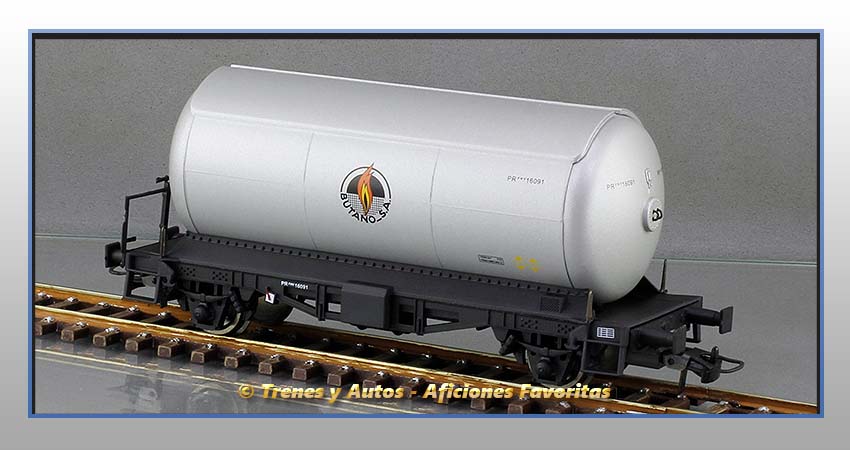 Vagón cisterna gases licuados "Butano S.A." - Renfe
