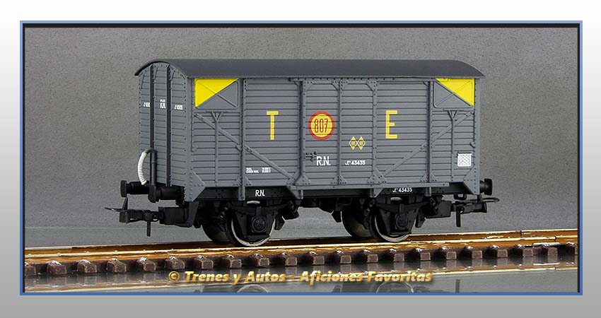 Vagón cerrado Tipo J "TE-807" - Renfe