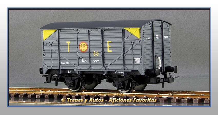 Vagón cerrado Tipo J "TE-807" - Renfe