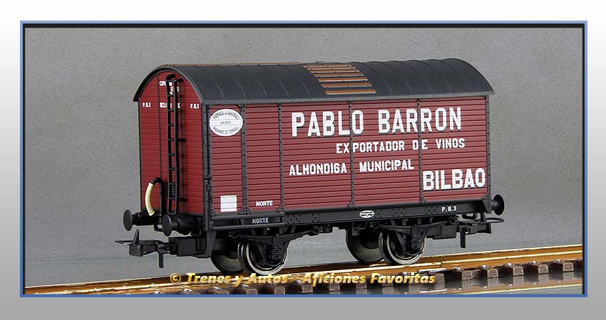 Vagón transporte vino Tipo foudre "Pablo Barron" - Norte
