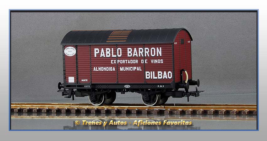 Vagón transporte vino Tipo foudre "Pablo Barron" - Norte