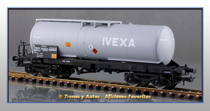 Vagón cisterna Tipo Zaes "IVEXA" - Renfe