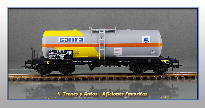Vagón cisterna Tipo Zags "Saltra" - Renfe