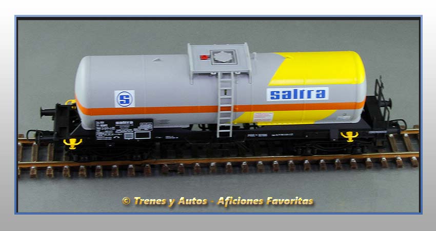 Vagón cisterna Tipo Zags "Saltra" - Renfe