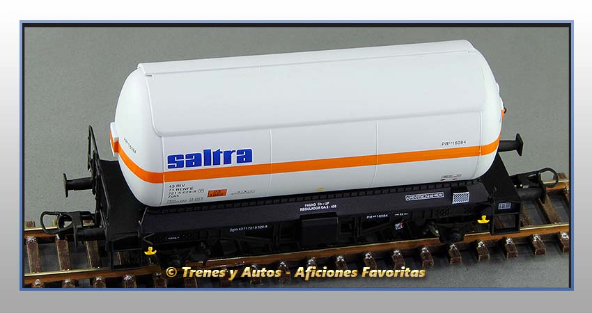 Vagón cisterna gases licuados Tipo PR "Saltra" - Renfe