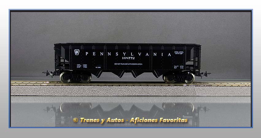 Vagón carga a granel Hopper 40 "Pennsylvania" - PRR