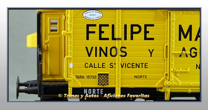 Vagón foudre con garita "Felipe Marín y Hnos" - Norte