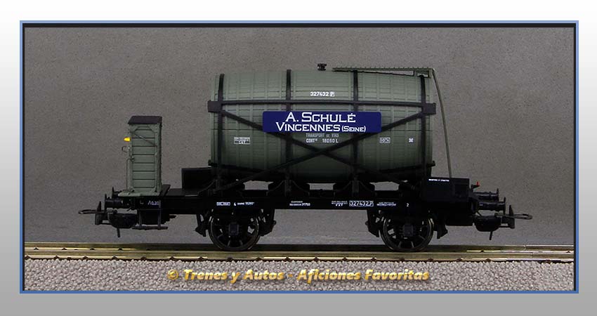 Vagón foudre con garita "A. Schulé Vincennes" - SNCF