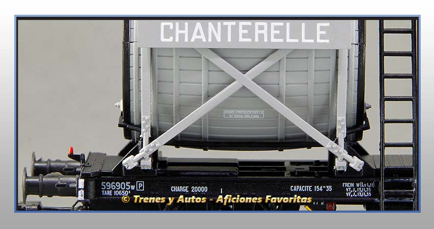 Vagón foudre bicuba "Chanterelle" - SNCF