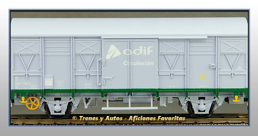 Vagón cerrado Tipo U ORE-2 "Adif Circulación" - Renfe