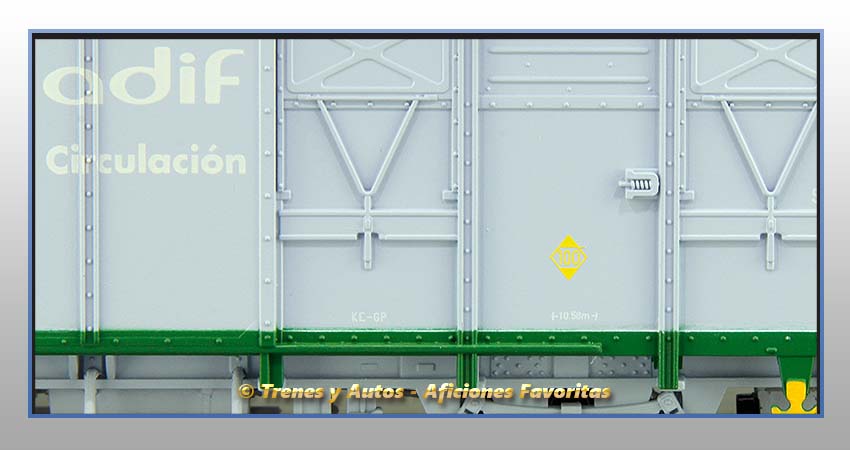 Vagón cerrado Tipo U ORE-2 "Adif Circulación" - Renfe
