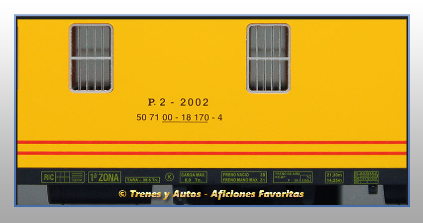 Furgón correos Serie 2000 P.2 2002 - Renfe