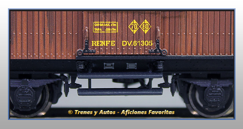 Furgón paquetería Serie DV.61305 - Renfe