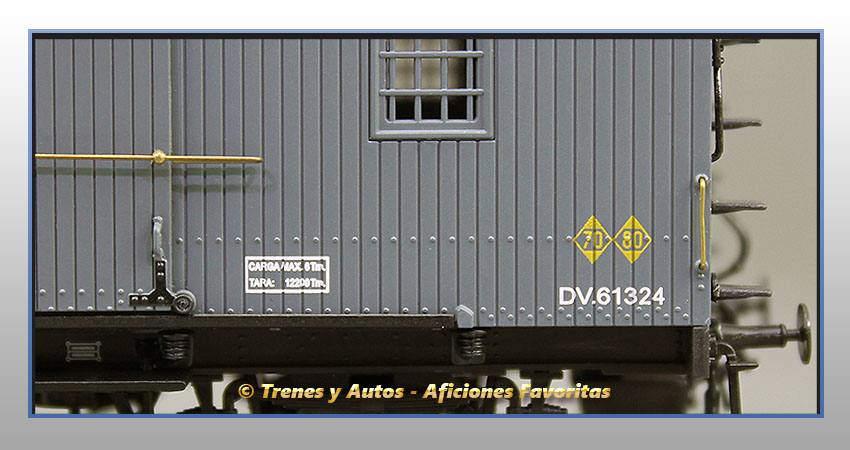 Furgón paquetería Serie DV.61324 - Renfe