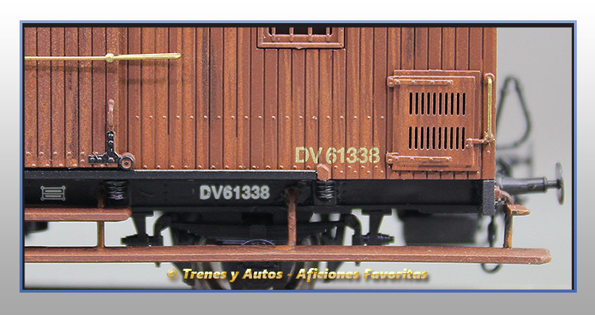 Furgón paquetería Serie DV.61338 - Renfe