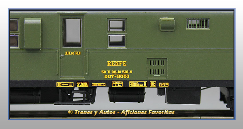 Furgón equipajes Serie 5000 DDT-5003 - Renfe