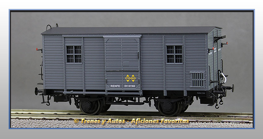 Furgón equipajes Serie DV 61163 - Renfe