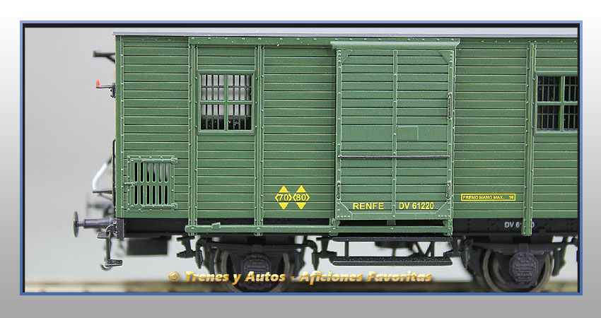 Furgón equipajes Serie DV 61220 - Renfe