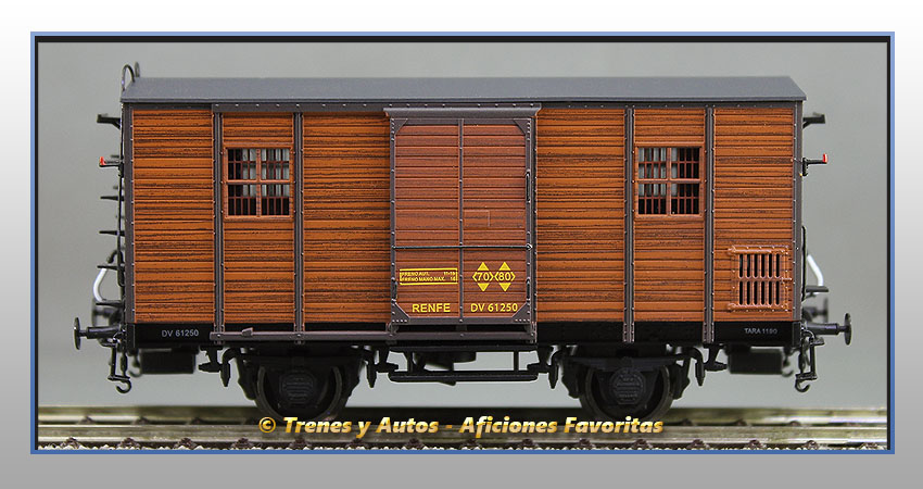 Furgón equipajes Serie DV 61250 - Renfe