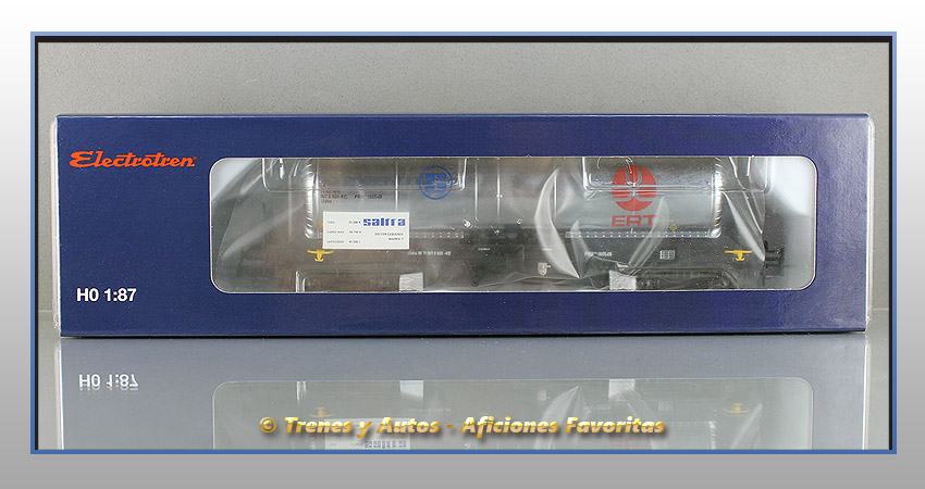Vagón cisterna 4 ejes Tipo Uahs - Saltra-ERT - Renfe