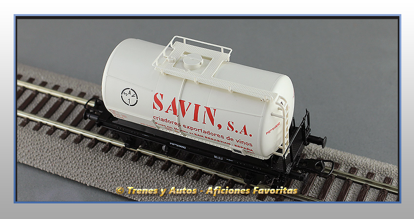 Set 2 vagones cisterna Tipo PR "Savin SA" - Renfe