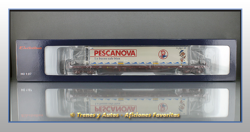 Vagón plataforma MMQC "Pescanova" - Renfe