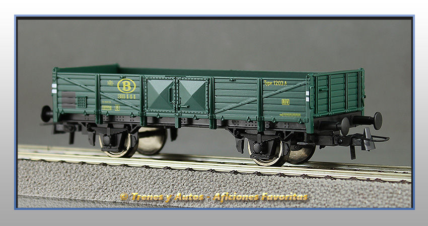 Vagón bordes medio Tipo 1203A - NMBS