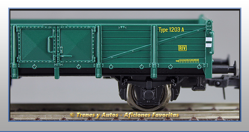 Vagón bordes medio Tipo 1203A - NMBS