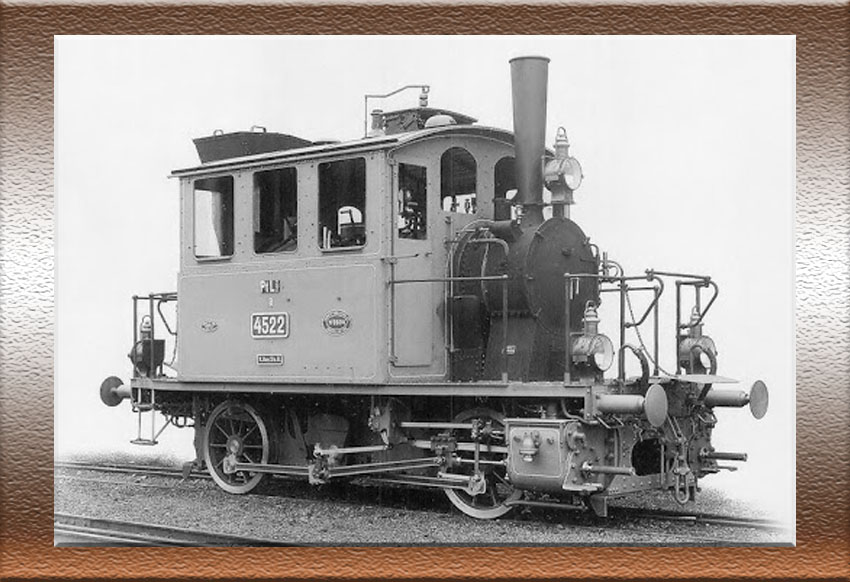 Locomotora vapor Ptl 2/2 - 4522 - K.Bay.Sts.B