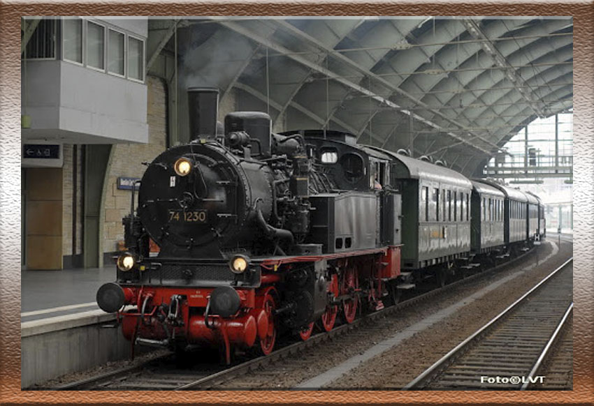 Locomotora vapor 74 1230 (ex prusiana T12) - DRG