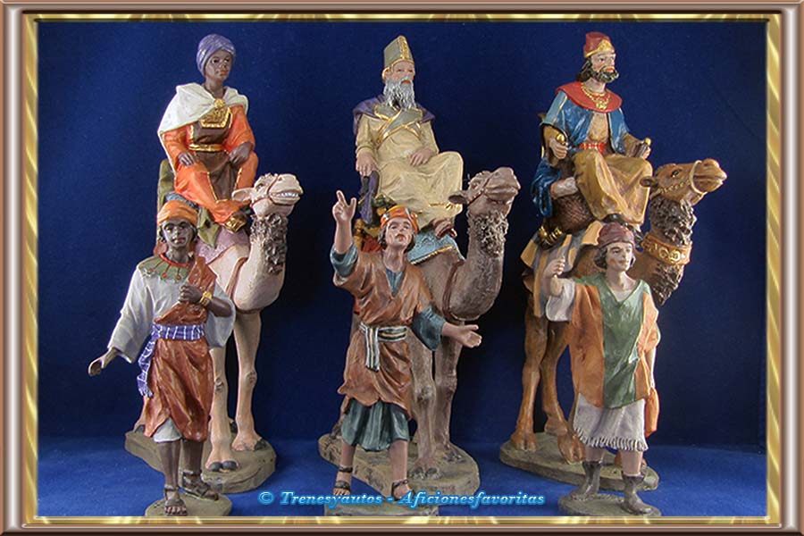 Reyes Magos y pajes