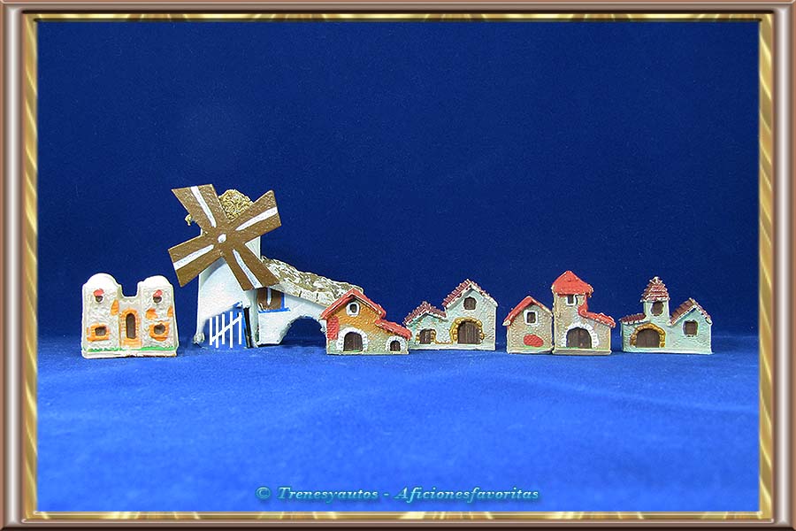 Mini casitas y molino