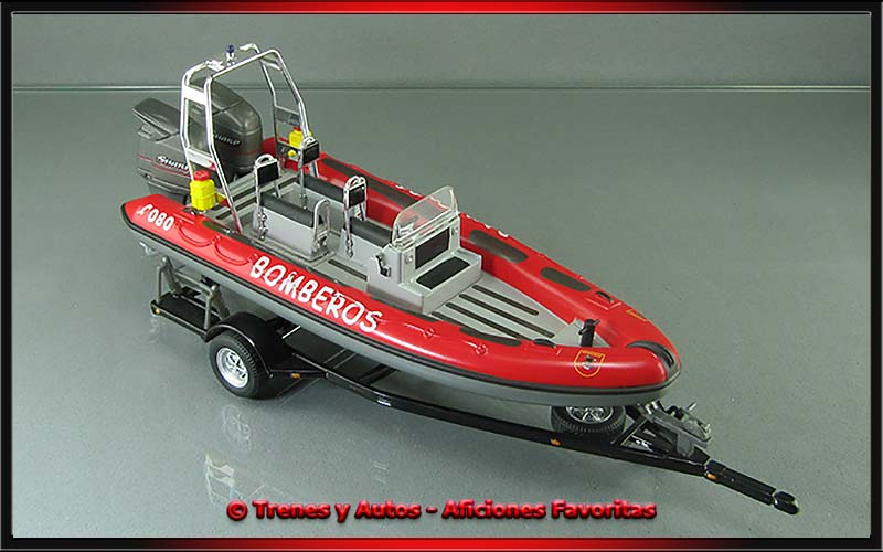 Lancha neumática bomberos