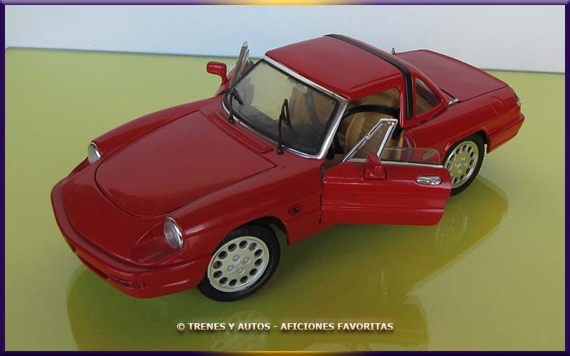 Alfa Romeo Spider - Jouef Evolution 1/18