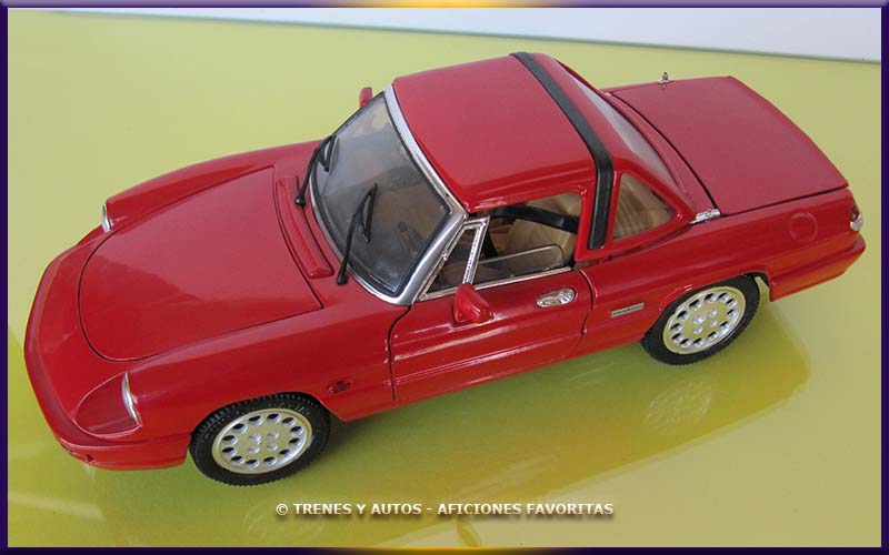 Alfa Romeo Spider - Jouef Evolution 1/18
