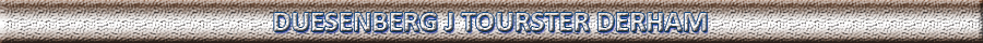 Duesenberg J Tourster Derham