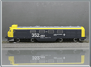 Locomotora diésel Serie 352 Virgen del Perpetuo Socorro - Renfe