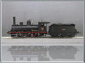 Locomotora vapor con ténder 030-2305 - Renfe