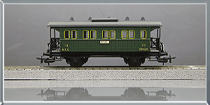 Coche pasajeros Tipo Cffv-1072 - MZA